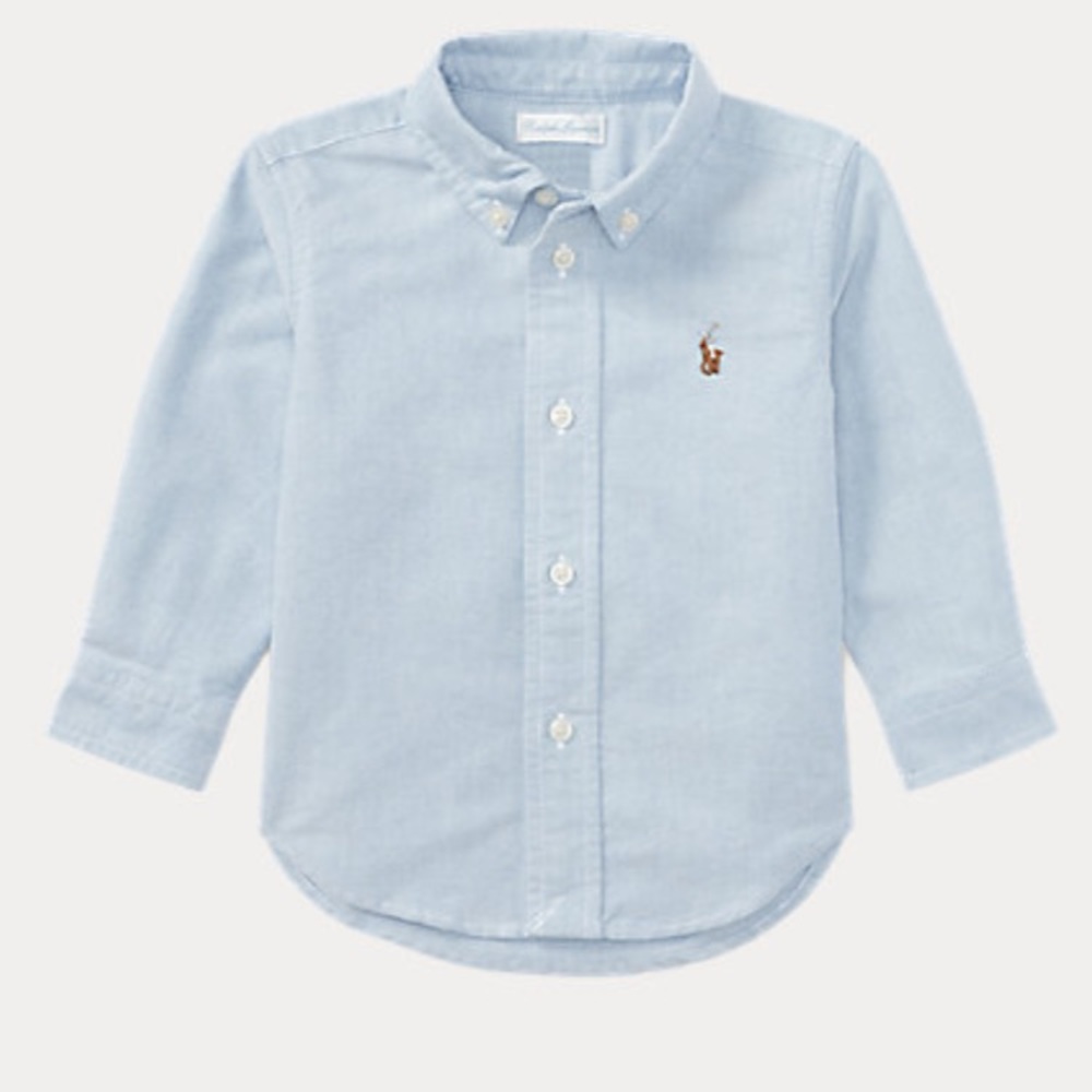 Polo blue jean shirt
